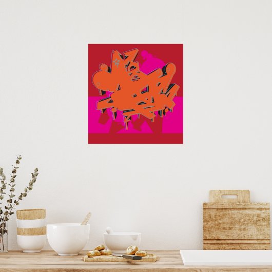 Graffiti Poster (Küche)