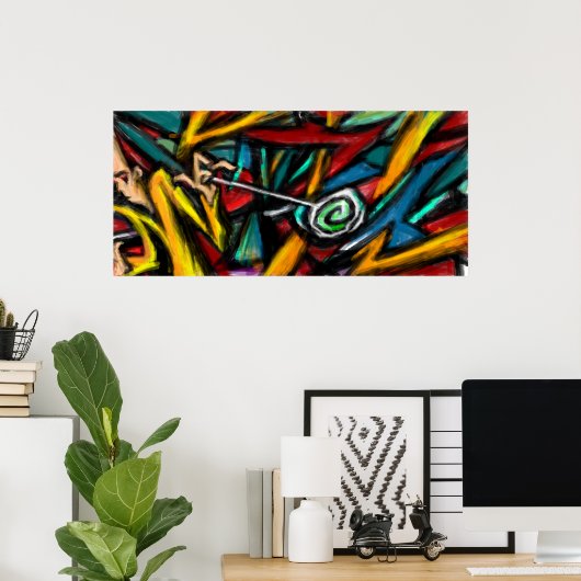 Graffiti Poster (Heimbüro)