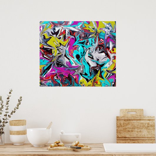 Graffiti Poster (Küche)