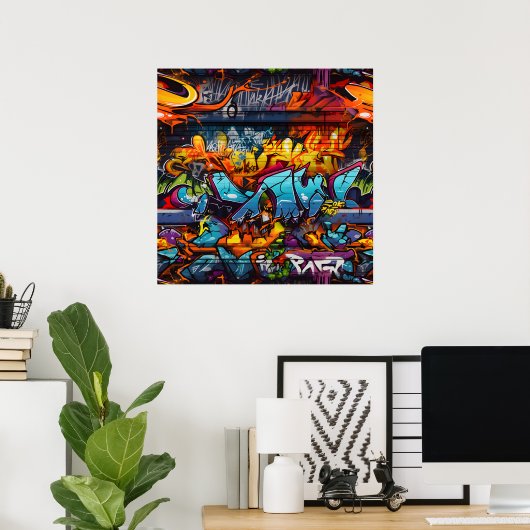 Graffiti Poster (Heimbüro)