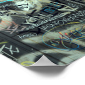 Graffiti-Poster Poster (Ecke)