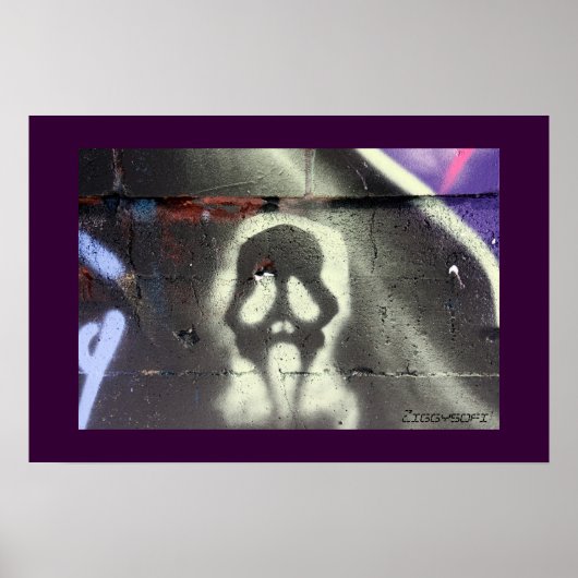 Graffiti-Poster Poster (Vorne)