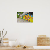 Graffiti-Poster Poster (Küche)