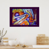 Graffiti-Poster Poster (Küche)