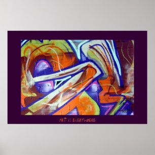 Graffiti-Poster Poster