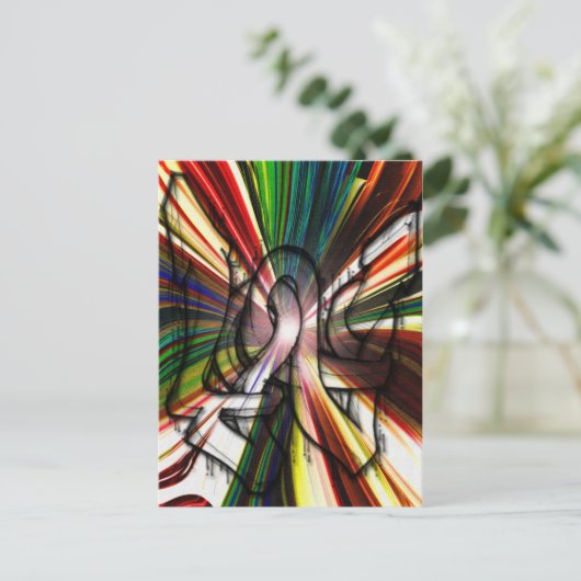 Graffiti Postkarte (Stehend Vorderseite)