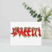 Graffiti Postkarte (Stehend Vorderseite)
