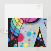 Graffiti Postkarte (Vorne/Hinten)