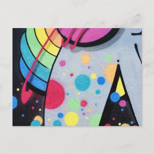 Graffiti Postkarte (Vorderseite)