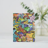 Graffiti Postkarte (Stehend Vorderseite)