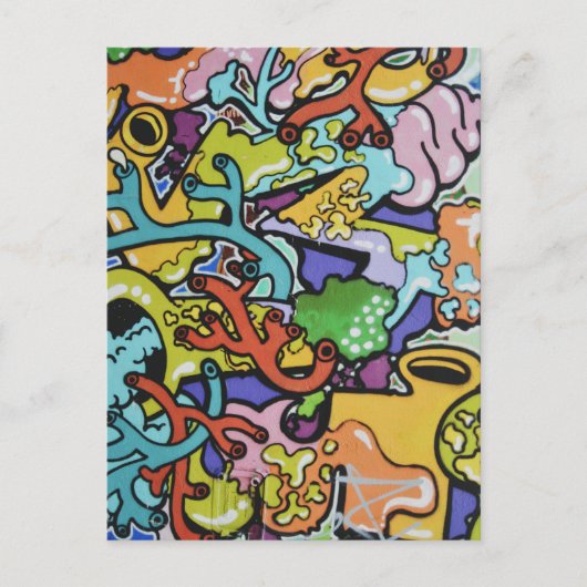 Graffiti Postkarte (Vorderseite)