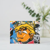 Graffiti Postkarte (Stehend Vorderseite)