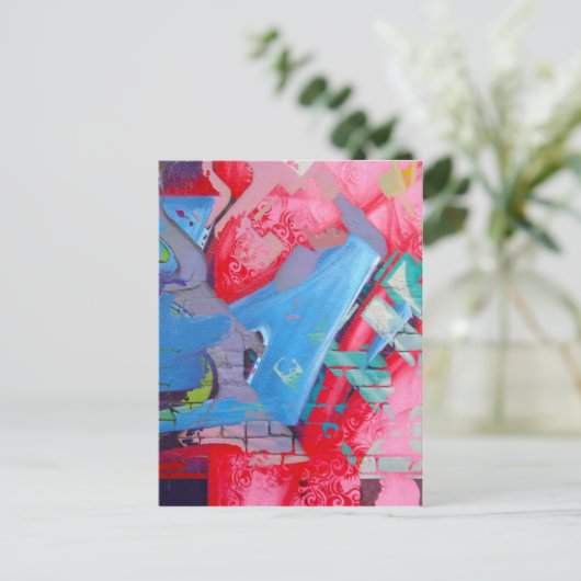 GRAFFITI POSTKARTE (Stehend Vorderseite)