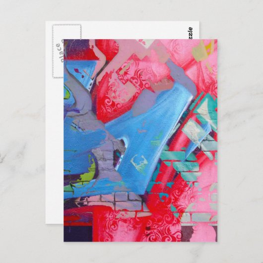 GRAFFITI POSTKARTE (Vorne/Hinten)