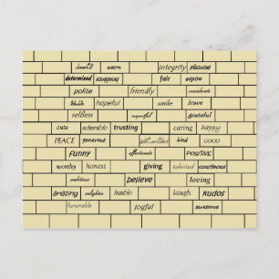 Graffiti-Postkarte Postkarte