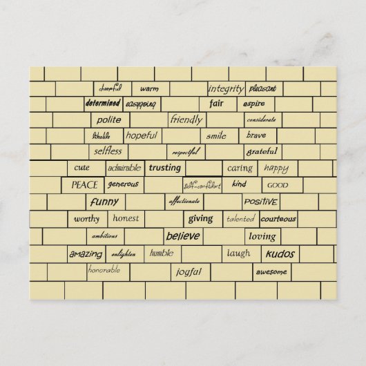 Graffiti-Postkarte Postkarte (Vorderseite)