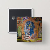 Graffiti - Prag Button (Vorne & Hinten)