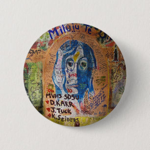 Graffiti - Prag Button