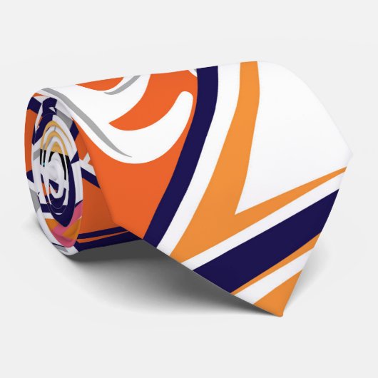 graffiti print teen abstract pattern background krawatte (Gerollt)