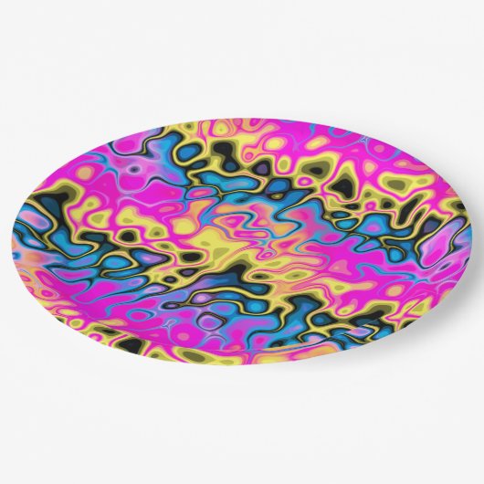 Graffiti-Prozessor: Pappteller (Schrägansicht)