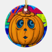 Graffiti Pumpkin - Halloween Ornament 🎃 (Vorne)