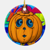 Graffiti Pumpkin - Halloween Ornament 🎃 (Hinten)