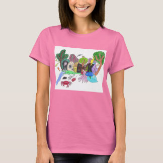 Graffiti Punk Rock Design #1 Farbfrauen T-Shirt
