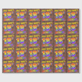 Graffiti Rainbow Look 13. GEBURTSTAG! & INDIVIDUEL Geschenkpapier (Flach)