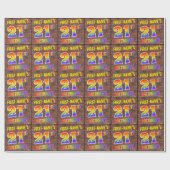 Graffiti Rainbow Look 21. GEBURTSTAG! & INDIVIDUEL Geschenkpapier (Flach)