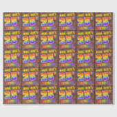 Graffiti Rainbow Look 25. GEBURTSTAG! & INDIVIDUEL Geschenkpapier (Flach)