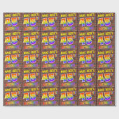 Graffiti Rainbow Look 45. GEBURTSTAG! & INDIVIDUEL Geschenkpapier (Flach)