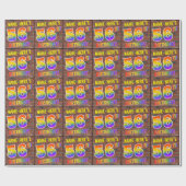Graffiti Rainbow Look 56. GEBURTSTAG! & INDIVIDUEL Geschenkpapier (Flach)