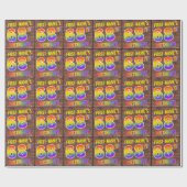 Graffiti Rainbow Look 68. GEBURTSTAG! & INDIVIDUEL Geschenkpapier (Flach)