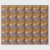 Graffiti Rainbow Look 87. GEBURTSTAG! & INDIVIDUEL Geschenkpapier (Flach)