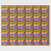 Graffiti Rainbow Look 89. GEBURTSTAG! & INDIVIDUEL Geschenkpapier (Flach)