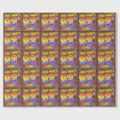 Graffiti Rainbow Look 93RD GEBURTSTAG! & INDIVIDUE Geschenkpapier (Flach)
