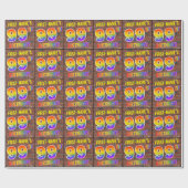 Graffiti Rainbow Look 99. GEBURTSTAG! & INDIVIDUEL Geschenkpapier (Flach)