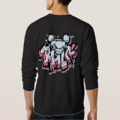 Graffiti Ratten Sweatshirt (Rückseite)