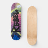 Graffiti Rebel Skateboard (Vorderseite)