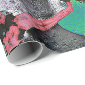 Graffiti Red Black Letters Urban Street Wall Art Geschenkpapier (Rolleneckpunkt)