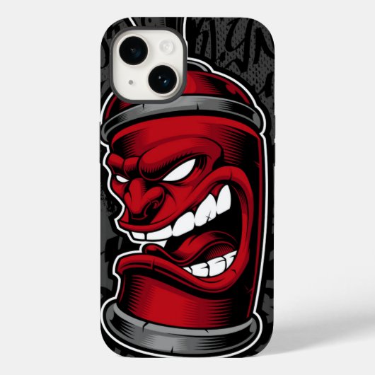 Graffiti Red Spray Can Case | iPhone 14 Case-Mate (Rückseite)