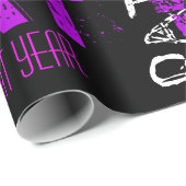 Graffiti reden das Wiederholen von Ratten-Jahr Geschenkpapier (Rolleneckpunkt)