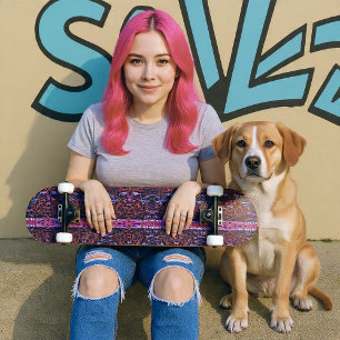 Graffiti-Rose Skateboard