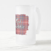 Graffiti rote Lichtie Sammlung Mattglas Bierglas (VorderseiteRechts)