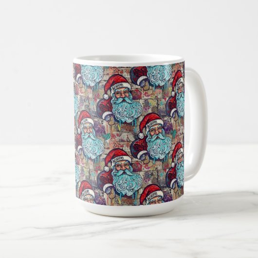 Graffiti Santa Kaffeetasse (VorderseiteRechts)