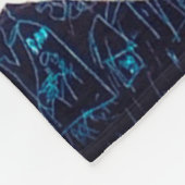 Graffiti Schalkboard Liebe Fleecedecke (Ecke)