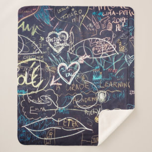 Graffiti Schalkboard Liebe Sherpadecke