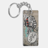 Graffiti Schlüsselanhänger (Vorderseite links)