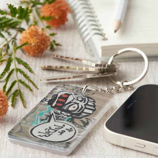 Graffiti Schlüsselanhänger (Vorderseite rechts)