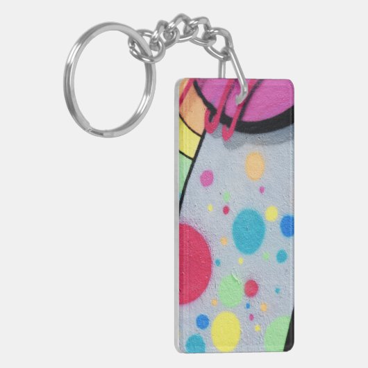 Graffiti Schlüsselanhänger (Vorderseite links)